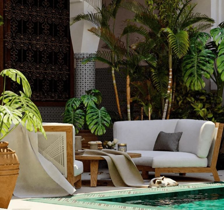 Outdoor furniture fabric