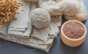 Eco friendly fibres flax